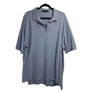 Polo Ralph Lauren Polo‎ Shirt Men's 2XLT Tall Blue Short Sleeve Preppy Pony